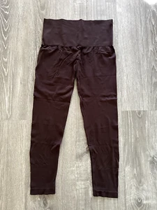 Cato Women's Size 1X Stretch Footless Leggings Brown - Picture 1 of 3