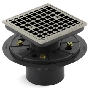 Kohler K-9136-BN Clearflo Square Design Tile-In Shower Drain, Brushed Nickel - Picture 1 of 1