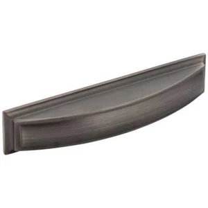 Annadale Square Cabinet Cup Pull - Brushed Pewter - Picture 1 of 6