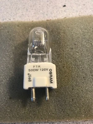 Lámpara halógena de escenario y estudio 54875 FTK Osram 500W 120V T6 Foto 1 de 2