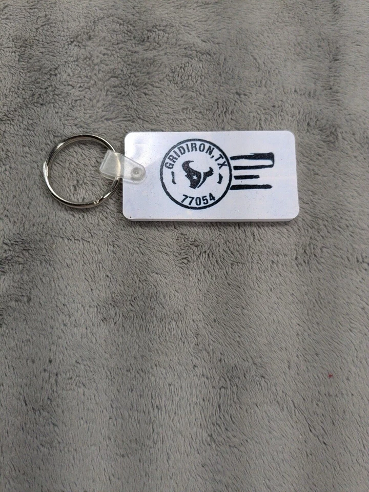 Gridiron TX HOUSTON TEXANS NFL LLAVERO EQUIPO DE FÚTBOL CALCOMANÍA LOGOTIPO 77054 Foto 1 de 3