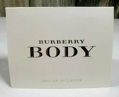 BURBERRY Body Eau De Toilette Spray Sample Travel Mini .06 Fl Oz New - Image 1 of 4