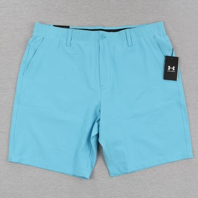 Under Armour Drive 10" Golf Shorts Mens Size 40 Blue Polyester Stretch - Image 1 of 4