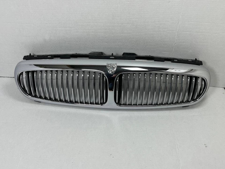 2001 2002 2003 2004 2005 2006 2007 年 2008 年 JAGUAR X 型原始设备制造商铬烤架饰边  — 第 1/4 张图片