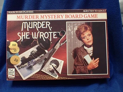 Vintage Murder She Wrote Board Game  Angela Lansbury rare HTF game - Image 1 of 4
