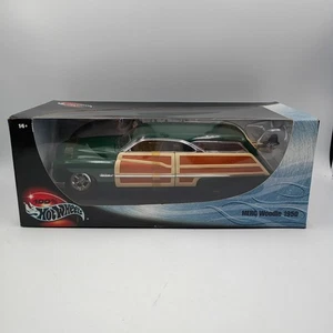 1950 MERCURY WOODIE - dunkelgrün - Hot Wheels Maßstab 1:18 Diecast - Neu in OVP - Bild 1 von 10
