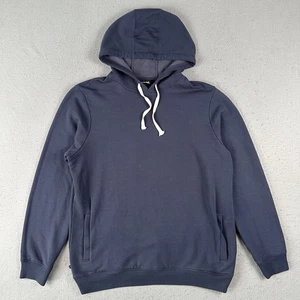 Travis Mathew Cloud Hoodie Men’s Large Navy Blue Pullover Soft Fleece Golf - Picture 1 of 20