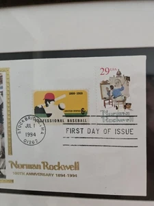 Norman Rockwell, Day of issue stamp Postmarked In his hometown Stockbridge, Mass - Picture 1 of 6