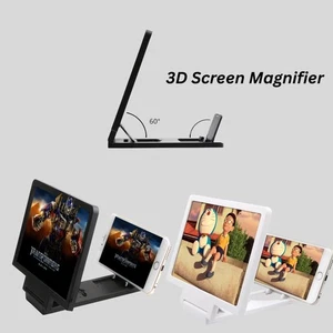 HD 3D Screen Amplifier for Smartphone – Foldable Mobile Phone Holder Stand - Picture 1 of 11