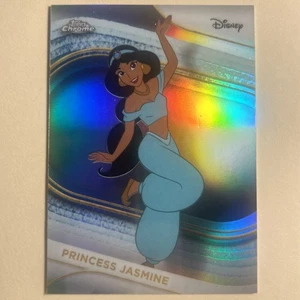 2025 Topps Chrome Disney Princess Jasmine rifrattore #185 Aladdin - Foto 1 di 2