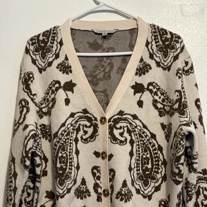 Ophelia Roe Gr. 1X Pullover Knopfleiste Langarm Büro Karriere Neu  - Bild 1 von 11