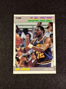 Fleer Karl Malone Utah Jazz #68 1987-88 - Imagen 1 de 2