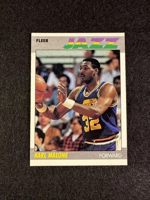 1987-88 Fleer Karl Malone Utah Jazz #68 - Image 1 of 2