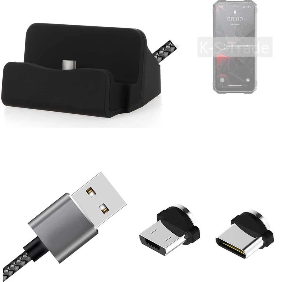 Docking Station per Cubot KingKong 11 + connettore USB tipo C e Micro-USB - Immagine 1 di 1