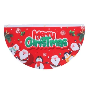 Bandera Decorativa Navidad Bandera Abanico Navidad Fiesta Navidad - Imagen 1 de 12