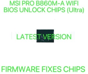 MSI PRO B860M-A WIFI, NO PASSWORD FIRMWARE FIXES BIOS CHIP LATEST VERSION - Afbeelding 1 van 1