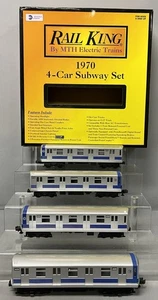 MTH 30-2122-1 Spur O MTA New York City R-42 U-Bahn Wagen Set mit PS1 LN/Box - Bild 1 von 6