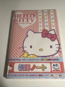 Hello Kitty A5 Notebook Sanrio I Love Kawaii Things! 2009 Candy Polka Dots New - Picture 1 of 8