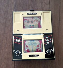 Nintendo Game & Watch Pinball Handheld LCD Game No Battery Cover Japan