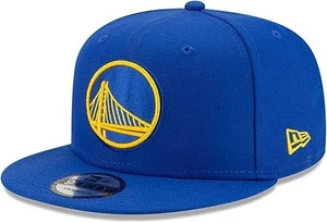 Cappello Berretto Snapback New Era NBA Golden State Warriors 9FIFTY Blu - Foto 1 di 4