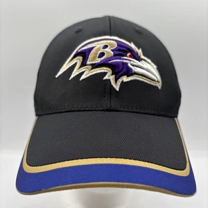 Baltimore Ravens NFL 47 Marca MVP Hombres Negro Ajustable Gorra de Béisbol OSFM - Imagen 1 de 8