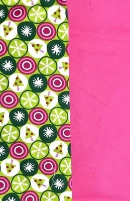 Tela de Navidad Verde 'Haute Ho Ho' 8773 Maywood Studio y Tela Rosa 1 yarda cada uno Foto 1 de 4