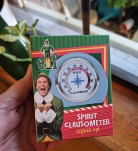 elf Movie SPIRIT CLAUSOMETER Santas Coming Miniature Figurine Lights up - Picture 1 of 9