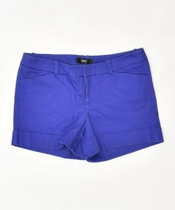 MOSSIMO Womens Casual Shorts US 6 Medium W30 Blue Cotton Vintage NS10 - Picture 1 of 3