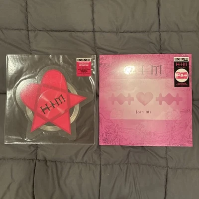 HIM Bury Me Deep Inside Your Heart RSD 2024 & Join Me RSD 2025 12" LP Vinyl - Image 1 of 4