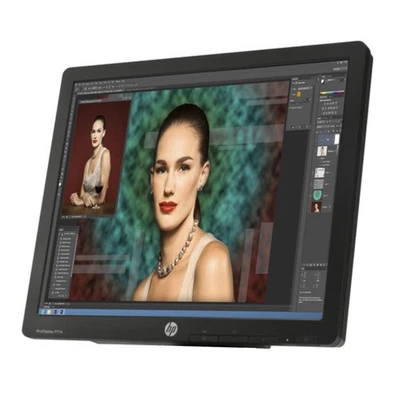 HP ProDisplay P17A 17" TN LCD Monitor 5:4, 1000:1, LED Backlit VGA Tilt, VESA - Image 1 of 4