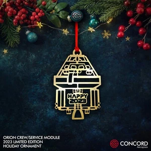 ORION CREW/SERVICE MODULE 2023 LIMITED EDITION TREE ORNAMENT - Picture 1 of 5