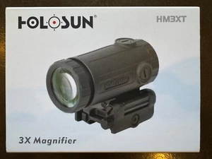 HOLOSUN HM3XT 3x Flip-to-Side Magnifier - Titanium Version - Picture 1 of 2