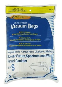 Hoover Type S Vacuum Cleaner Bags 9PK - Picture 1 of 2