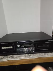 Onkyo R1 TA-RW404 Estéreo Cassette Deck con HX PROS Falta Perilla Funcionando - Imagen 1 de 6