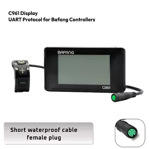 E-Bike Display BAFANG Marke C961 für Bafang BBS01 BBS02 BBSHD Motor - Bild 1 von 2