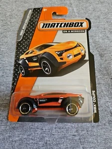 Matchbox MBX Coupe Orange 107/120 2013 gran tarjeta Adventure City - Imagen 1 de 4
