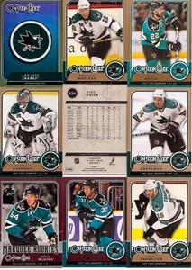 2008-09 OPC O-Pee Chee San Jose Sharks Complete Team Set w/ Checklist (25) - Bild 1 von 1