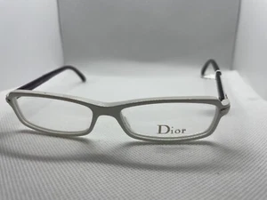 New Authentic Christian Dior CD 3117 DUU White/purple 51mm Eyeglasses Italy RX - Picture 1 of 6