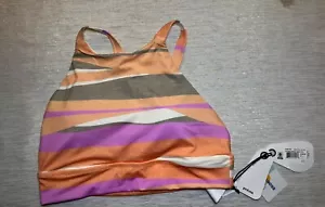 Costume da bagno donna prAna Marine Street - collo alto multicolore taglia S nuovo con etichetta prezzo ribassato! - Foto 1 di 3