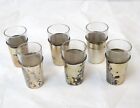 6 Pc Old Vintage Rm Mexico Tequila Liqueur Sterling Silver Shot Glass Cups Set