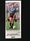 ***Figurina "Bomber Zaini 1989/90"*** Berti (Inter) !!!