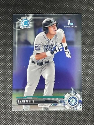 2017 Bowman Draft Chrome Evan White BDC-178 - Image 1 of 2