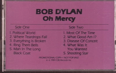 bob dylan oh mercy cassette promo - Image 1 of 2