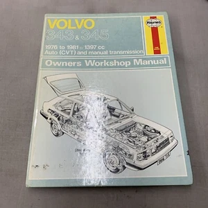 Haynes 715 Workshop Volvo 343 & 345 DL GL 1976 - 1981 Auto CVT & Manual 1397cc - Picture 1 of 4