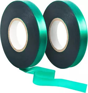 2 Pack Garden Tape Roll, 150 Ft Thick Reusable Green Plant Ties Nursery Tapes, 1 - Picture 1 of 12
