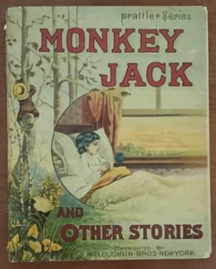 SELTEN um 1890 Affenjack & andere Geschichten McLoughlin antikes Kinderbuch - Bild 1 von 9