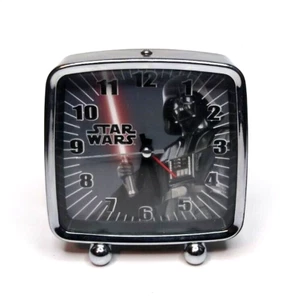 Star Wars Darth Vader Square Metal Desk Clock 4.5", Clicks, Black - Picture 1 of 11