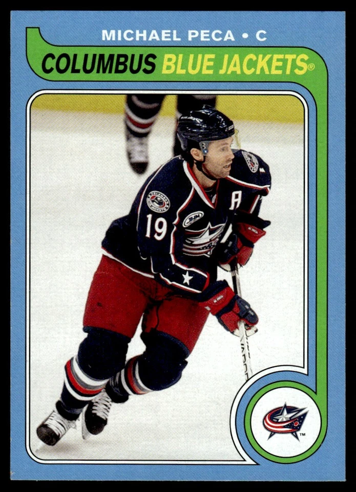 2008-09 O-Pee-Chee 1979-80 Retro Michael Peca Columbus Blue Jackets #723 - Image 1 of 2