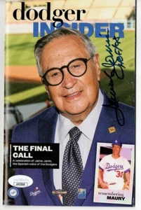 Jaime Jarrin Signed Autographed Small Magazine Dodgers Insider 2022 JSA AM55068 - Picture 1 of 2