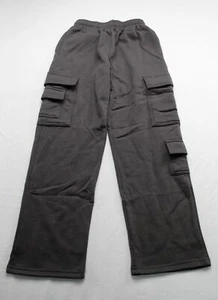 Garage Women's Solid Cargo Utility Fleece Pants EJ3 Forged Iron Size XS NWT - Picture 1 of 4